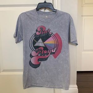 Junk food clothing Pink Floyd distressed band tee